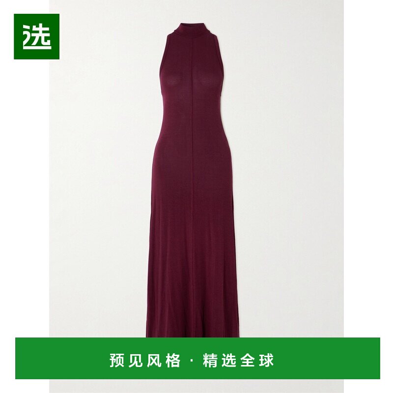 1h可退 香港直邮ST.AGNI 女士 TENCEL™ 莱赛尔纤维混纺针织长款连