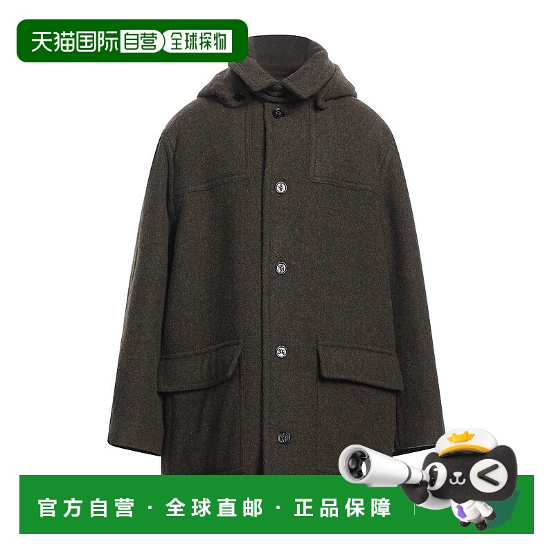 1h可退 香港直邮Burberry 巴宝莉 男士 大衣 green绿色 舒适时尚