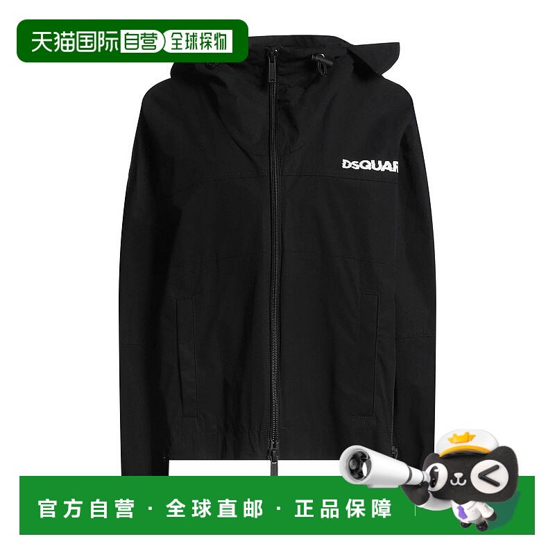 1h可退 香港直邮Dsquared2 二次方 女士 夹克 black黑色 舒适时尚