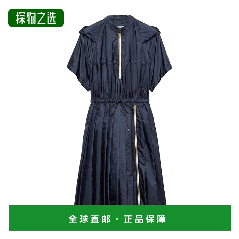 香港直邮Prada 短袖连帽连衣裙 2307361WQ9SOOO普拉达