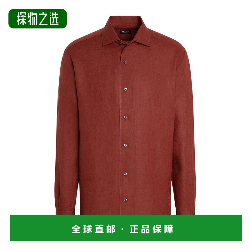 香港直邮Zegna Oasi Lino 衬衫 UFX30A9SRO3
