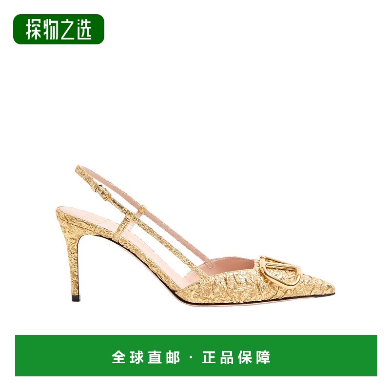 香港直邮Valentino VLOGO SIGNATURE 后系带高跟凉鞋 WS0R01MRE