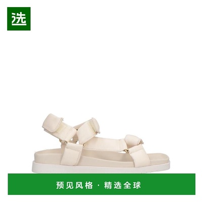 1h可退 【美国直邮】doucal's女士时装凉鞋平底真皮魔术贴时尚舒