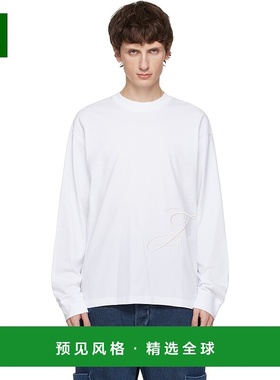 1h可退 香港直邮Jacquemus 男士 白色 The J T 恤 25HTSM00565AJ0