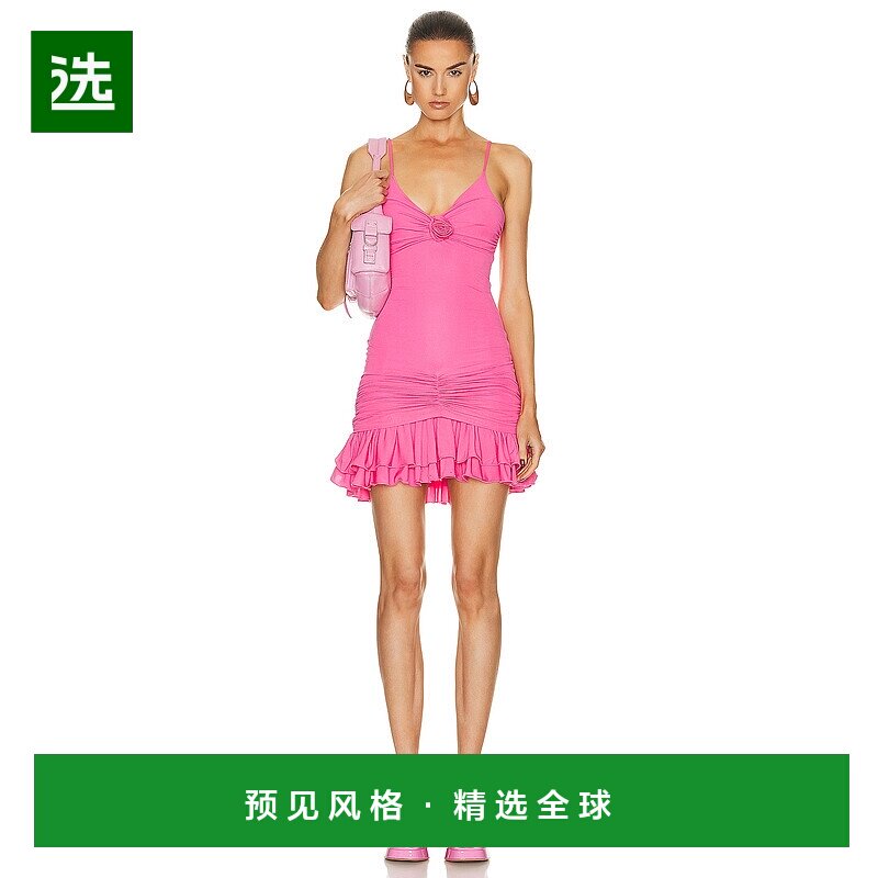 1h可退 香港直邮Blumarine 蓝色情人 女士 无袖迷你连衣裙 A322A3