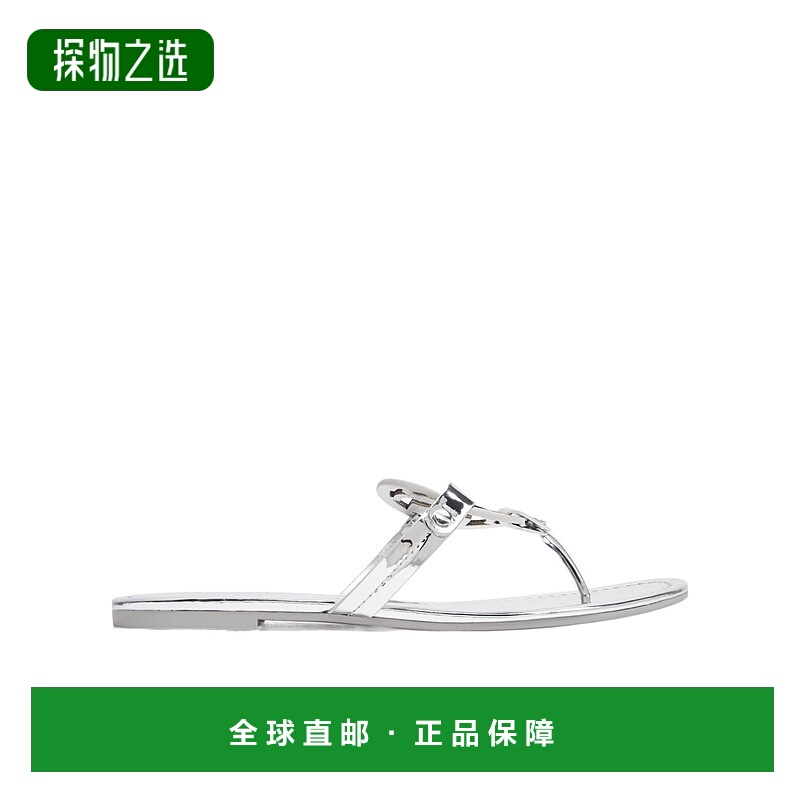 香港直邮Tory Burch 金属感人字拖 151170汤丽柏琦