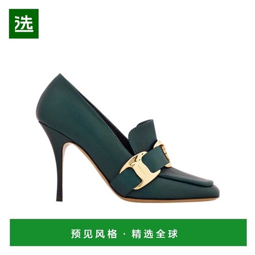 香港直邮Salvatore Ferragamo 方头高跟鞋 01K441
