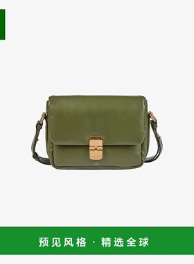 欧洲直邮APC Grace系列女士深绿色皮革单肩包斜挎包手提包
