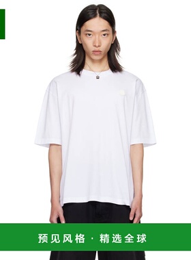 1h可退 香港直邮moncler 男士 Moncler x A$AP Rocky 白色 T 恤 K