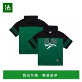 美国直邮 复古短袖 Mitchell 1h可退 Ness 男士 套头连帽衫 纽约