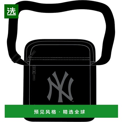 欧洲直邮NEW ERA SIDE BAG系列 男女通用黑色涤纶斜挎包新款