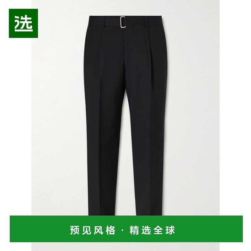 1h可退 香港直邮officine generale 男士 Hugo 直筒束带初剪羊毛,男装,西裤,淘宝优惠券,粉丝福利购,淘宝优惠卷