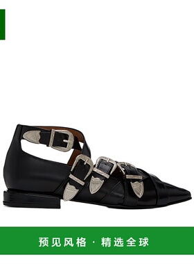 香港直邮Toga Pulla 绕式针扣踝带平底鞋 FTGPWJ92609021