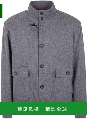 香港直邮FAY 男士夹克 NAM11490690WGZB605 AW2024 灰色 Fay Bomb