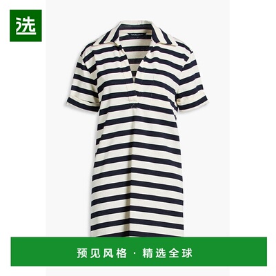 香港直邮VERONICA BEARD 女士 Cayden 条纹棉针织迷你连衣裙 J250