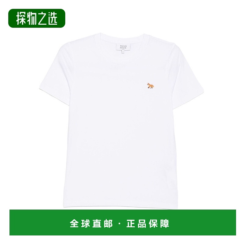香港直邮MAISON KITSUNE 女士 小狐狸常規T卹 PW00115KJ7026