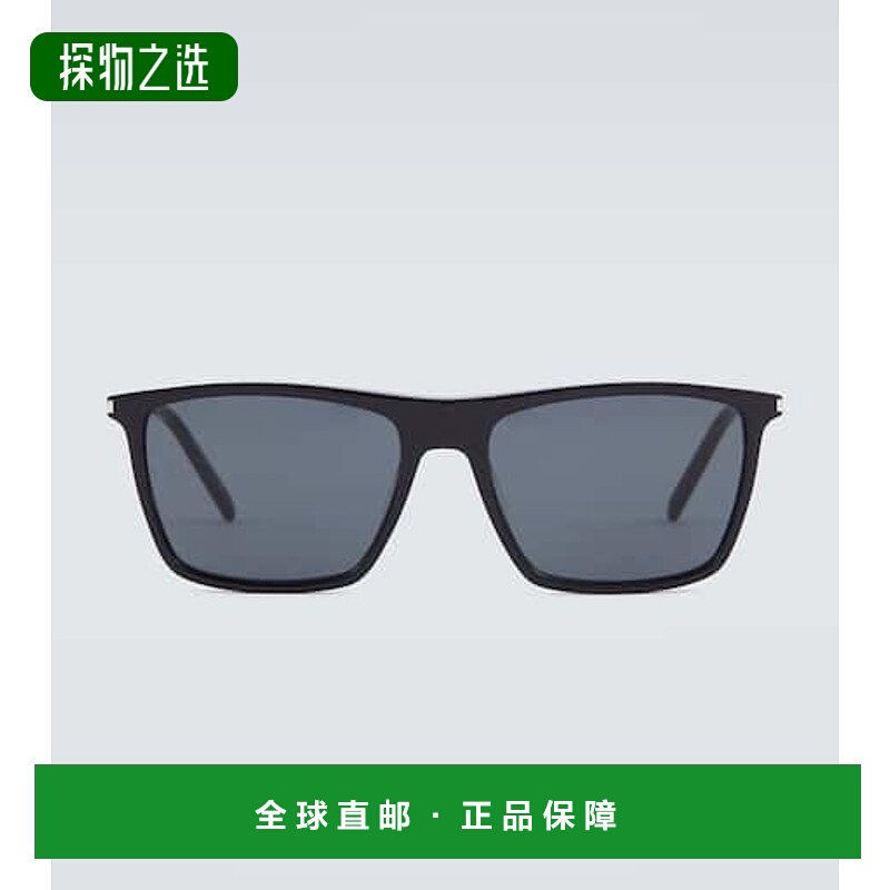 1h可退 香港直邮Saint Laurent 圣罗兰 男士 SL 668 方框太阳眼镜