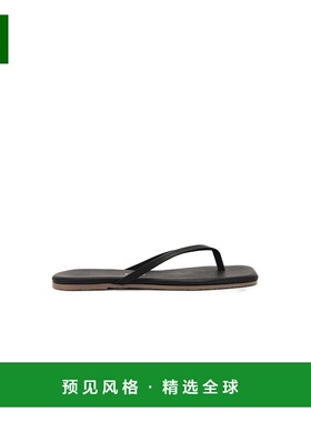 1h可退 香港直邮TKEES 女士 Lily 方头人字拖 SQLIL03 black黑色