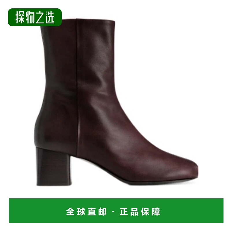 香港直邮Lemaire ANATOMIC 粗跟短筒靴 FO0206LL0078