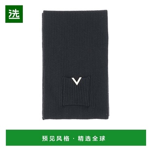高级感正品 香港直邮Valentino 穿搭 WET00ZSUK潮流时尚 徽标围巾
