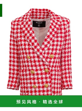 香港直邮Balmain 方格夹克 BW2A24E0203