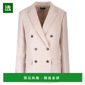 Double 香港直邮THEORY Breas AW2024 白色 女士西服 O0303103D59