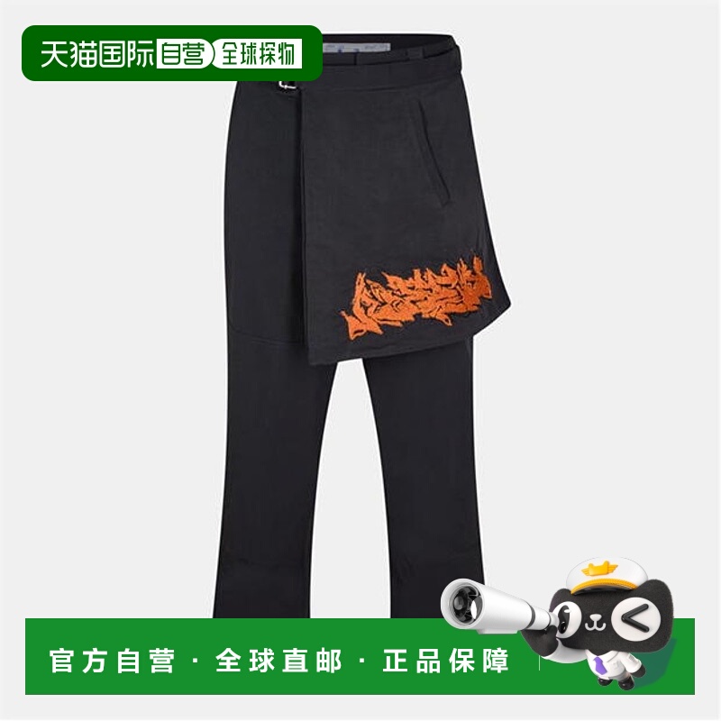 1h可退 香港直邮Off-white 男士 印花裤子 blue蓝色 舒适时尚