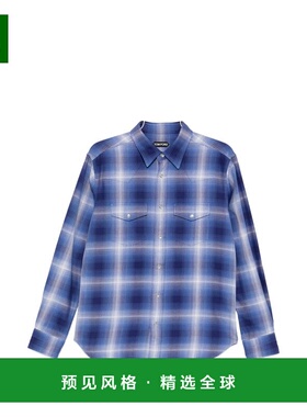 1h可退 香港直邮TOM FORD 男士衬衫 HDS001FMC305UUC SS2026 蓝色