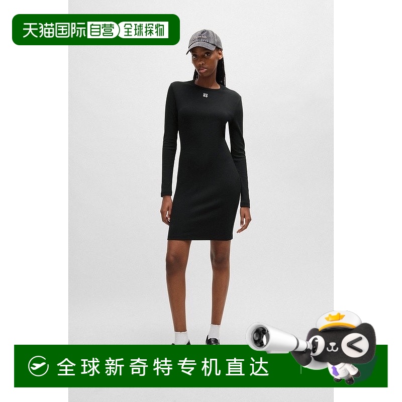 欧洲直邮HUGO BOSS雨果HUGO RED带有Revisited标志弹力面料罗纹连