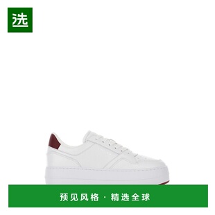 1h可退 香港直邮Hogan 女士 白色皮质运动鞋 HXW6700FK80SUO567TB