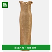 香港直邮Rachel Gilbert 女士 1h可退 Rosalie 精饰抹胸礼服