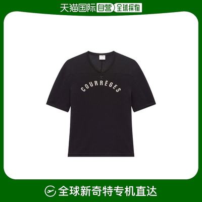 香港直邮Courreges logo圆领T恤 124JTS113JS0094