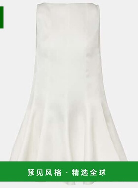 香港直邮KHAITE 女士 Mags 真丝迷你连衣裙 white白色 舒适时尚