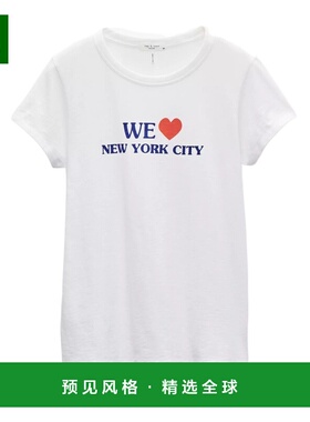 香港直邮RAG & BONE 女士T恤 RE6D25FT3SWWHT AW2025 白色