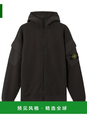 香港直邮Stone Island 连帽拉链卫衣 K2S156100009S0A20帽衫