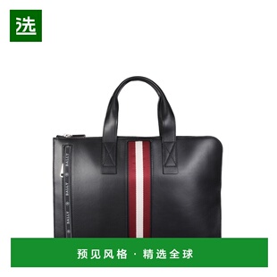 香港直邮BALLY 男士斜挎包 59750522352F010 CO 黑色 HENRI BUSIN