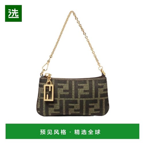 香港直邮Fendi Baguette 迷你手提包单肩包斜挎包 8M0535A98P