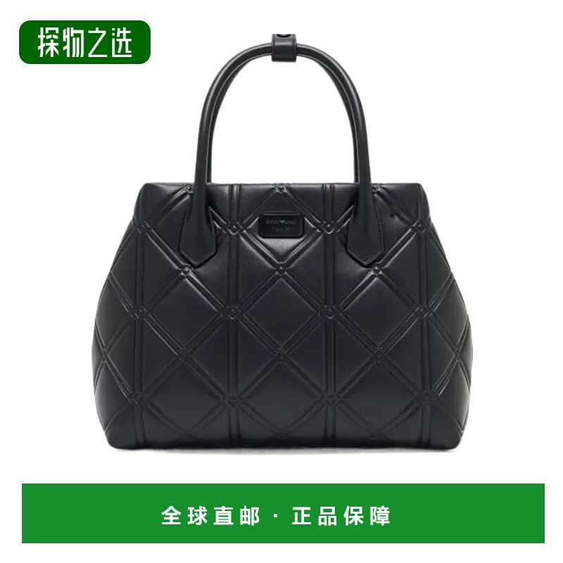 香港直邮Emporio Armani 中号徽标单肩包 EW002695AF18575手提包
