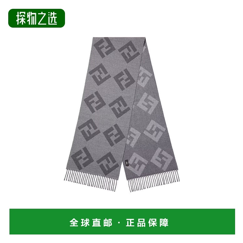 香港直邮Fendi FF 羊毛围巾 FXS424AVDQ