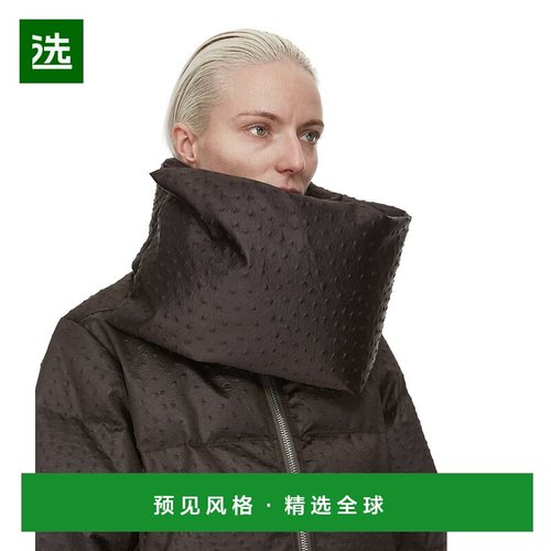 香港直邮Rick Owens 漏斗领羽绒服 RP02C1774ODD3 高端流行休闲
