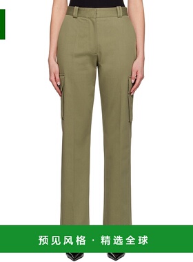 1h可退 香港直邮ANINE BING 女士 绿色 Dayton 工装裤 A0310623