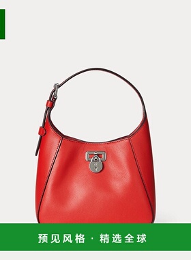 欧洲直邮RalphLauren拉夫劳伦 Lauren小号 Tanner 皮革单肩包