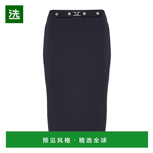 香港直邮Max Mara 徽标直筒半身裙直筒裙包臀裙 MAXC5F9G