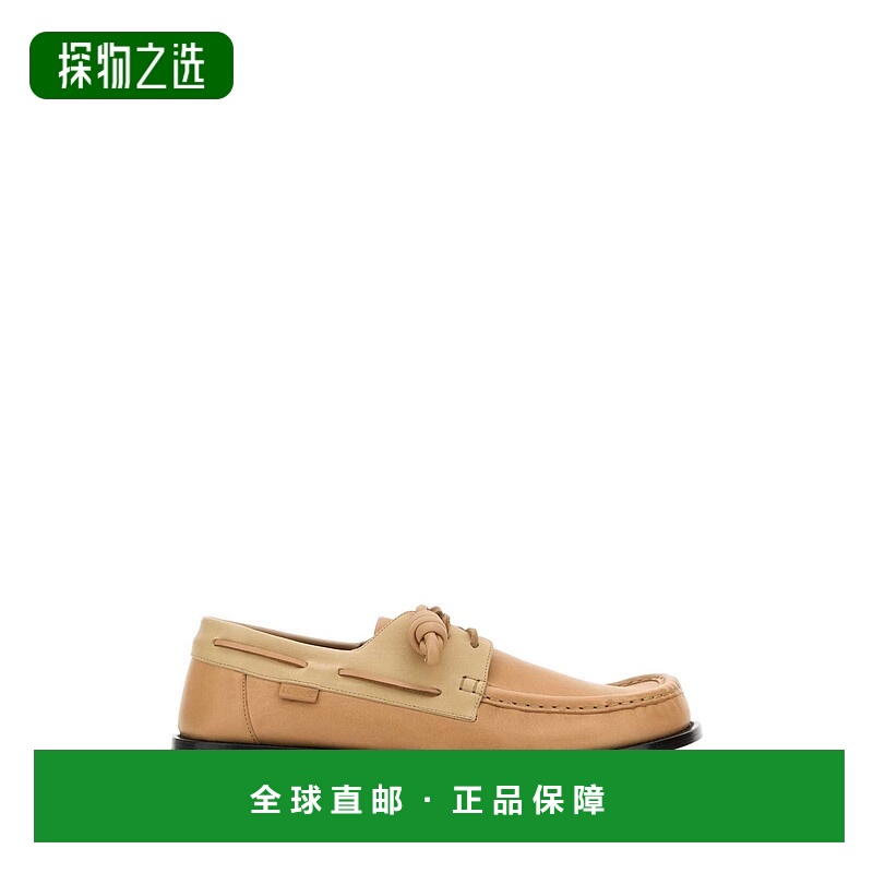 香港直邮LOEWE 罗意威 男士 Peach Campo 皮质船乐福鞋 M816S08X0