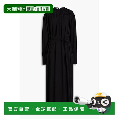 1h可退 香港直邮TOTÊME 女士 绉纱长款连衣裙 234WRTWDR132FB0018