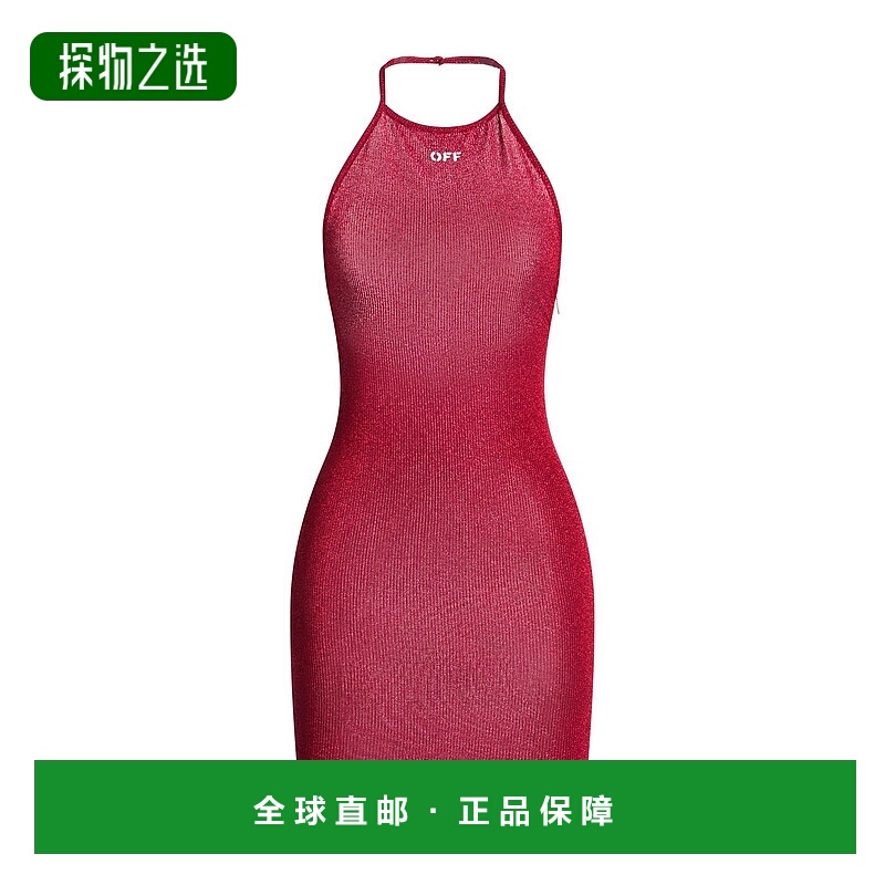 香港直邮off-white 女士 高雅连衣裙 red红色 舒适时尚