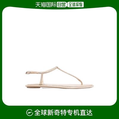 香港直邮Rene Caovilla 圆头设计平底凉鞋 C11574R001V10