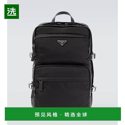 1h可退 香港直邮Prada 普拉达 男士 Re-Nylon 背包 black黑色 舒
