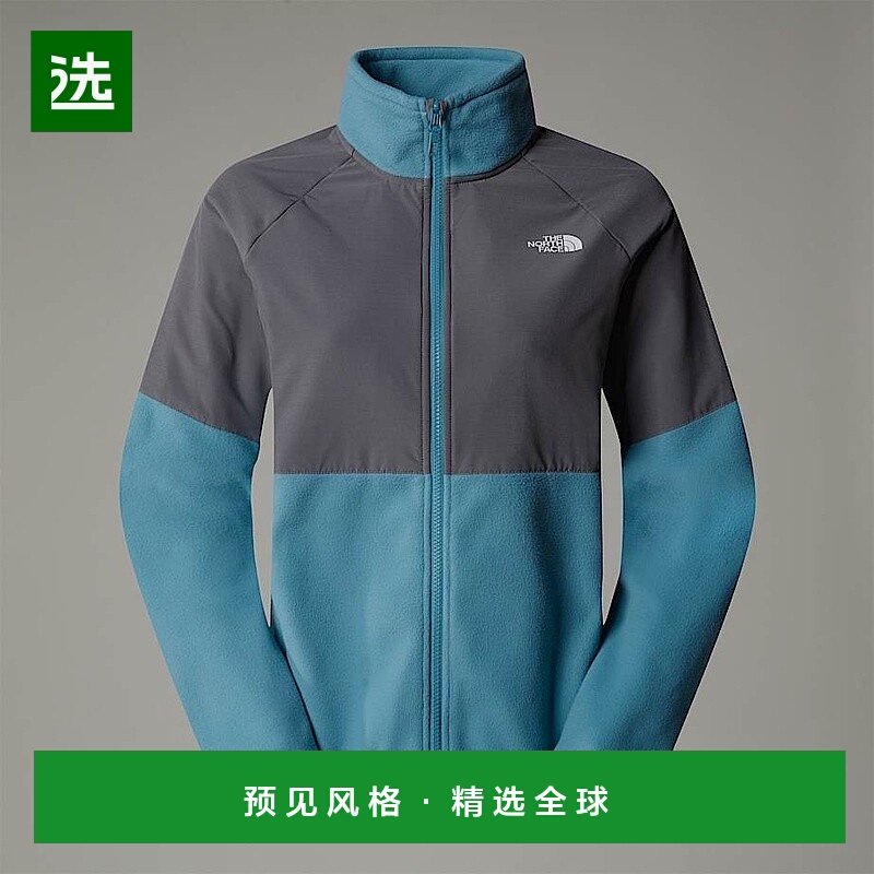 欧洲直邮北面女士 Glacier 全拉链羊毛衫TheNorthFace