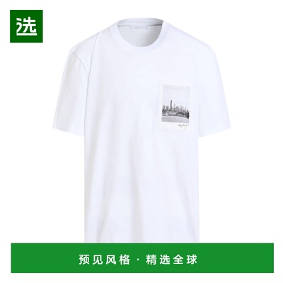 1h可退 香港直邮Helmut Lang 海尔姆特·朗 男士 T恤 white白色